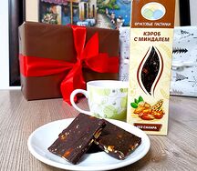 Фруктовые пастилки без сахара кэроб с миндалем