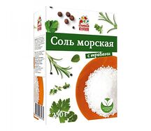 Соль морская с травами