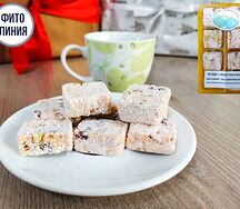 Полезные конфеты Фито Ягоды и лепестки роз