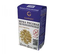 Мука рисовая цельнозерновая без глютена Гарнец