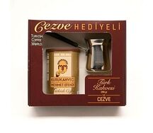 Подарочный набор Кофе молотый и турка Kurukahveci Mehmet Efendi