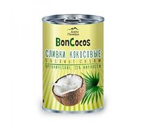 Сливки кокосовые BonCocos органические жирность 22%