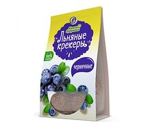 Крекеры льняные с черникой Компас здоровья