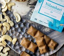 Шоколад белый с кешью Nilambari