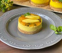 Чизкейк Манго-маракуйя