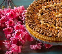 Ореховый пирог порция