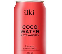 Натуральная кокосовая вода с соком клубники Iki