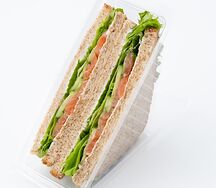 Сэндвич с лососем