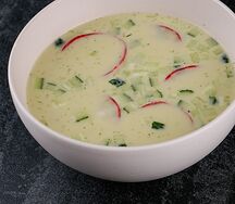 Окрошка с ростбифом