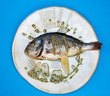 Дорадо на гриле