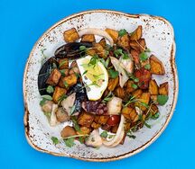 Соте из морепродуктов