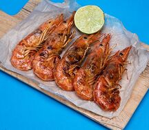 Лангустины на гриле