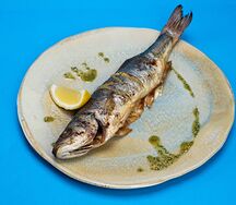 Сибас на гриле