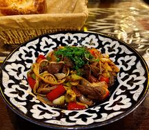 Удон с бараниной