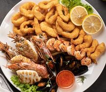 Морски плодови на жару