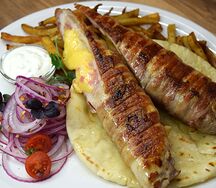 Пунена вешалица и картофель фри