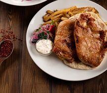 Пунени Батак и картофель фри