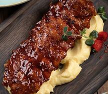 Ребра в соусе BBQ