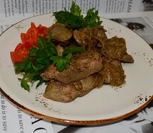 Печень куриная жареная