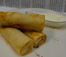 Блинчики с мясом