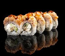 Холодный Посейдон с лососем и крабом