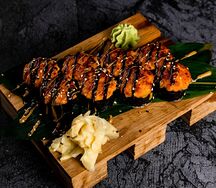 Запеченный Посейдон Лосось-креветка