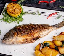 Дорадо на гриле