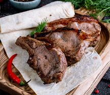 Шашлык из cвинoго антрекота