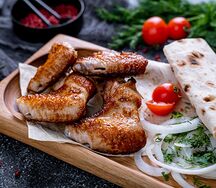 Шашлык из куриных крылышек