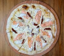 С семгой и вялеными томатами