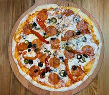 Chilli Grilli пицца на толстом тесте