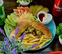 Фахито на тарелке халяль