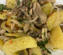 Картофель с грибами