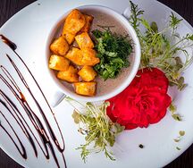 Крем-суп с грибами