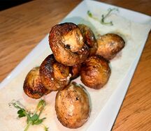 Шампиньоны на мангале