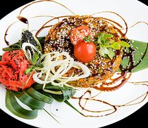 Тяхан с куриным филе