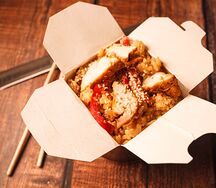 Тяхан с курицей