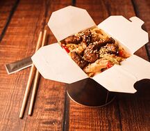 Удон с говядиной