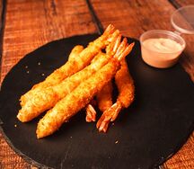 Креветки темпура