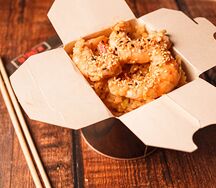 Тяхан с креветками