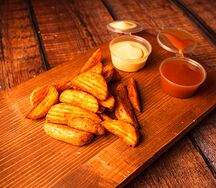 Картофель по-деревенски маленький