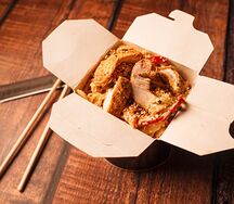 Удон с курицей