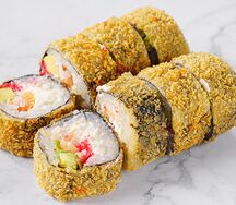 Жареный с лососем 