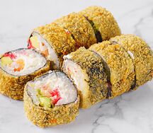 Жареный с угрем