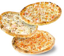 3 средних пиццы