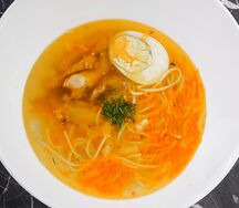 Суп-лапша с цыпленком