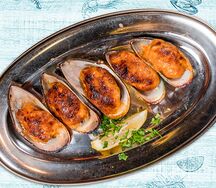 Мидии запечённые