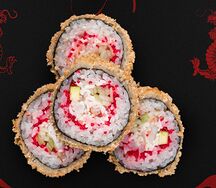 Горячая Калифорния жареный ролл