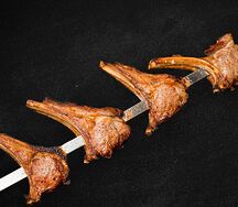 Шашлык из бараньей корейки