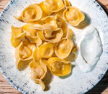 Пельмени отварные с курицей